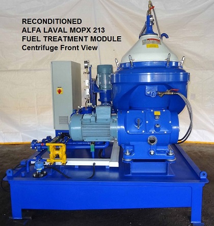 Reconditioned Alfa Laval MOPX 213 Self Cleaning, High Speed disc bowl centrifugal separator